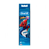 Oral-B Recambio Cepillo Infantil Spiderman 4U