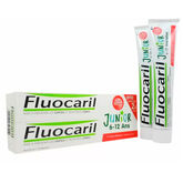 Fluocaril Junior Pasta Dental Frutos Rojos 2x75ml