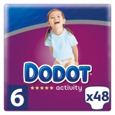 Dodot Activity Pañales Talla 6, 48 Pañales