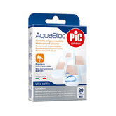 Aqua Bloc Apósito Impermeables Con Tampón Antibacteriano Surtido 20 Unidades Pic Solution