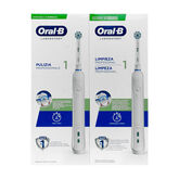 Oral-B Limpieza Profesional 1 Cepillo Eléctrico Pack Duplo