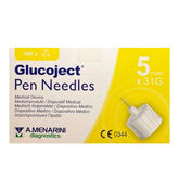 Menarini Glucoject Aguja Insulina 31gx5mm 100U