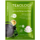 Teaology Mascarilla Cuello Y Rostro Con Té Verde, Niacinamida Y Aha Exfoliante 21ml