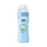 Chicco Biberón Well Being Silicona Flujo Medio 2m Azul 250ml