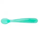 Chicco Cuchara Azul Silicona Blanda 6m+ 2 Unidades
