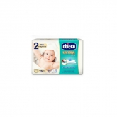 Chicco Ultra Soft Pañales Recién Nacido 3-6Kg 25 Unidades