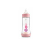  Chicco Biberón Perfect5 4M+300ml Silicona Rosa