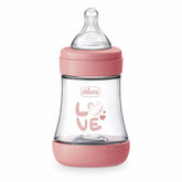 Chicco Biberón Perfect 0M+ Silicona Rosa 150ml