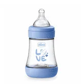 Chicco Biberón Perfect 0M+ Silicona Azul 150ml