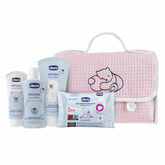 Chicco Bolsa Pique Rosa Set 5 Piezas 