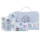 Chicco Bolsa Pique Azul Set 4 Piezas 