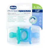 Chicco Chupete Physio Soft Silicona Azul 6-12M