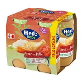 Hero Baby Arroz Pollo 4x235g