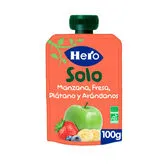Hero Baby Manzana Plátano Fresa Arándanos Bolsa 100g