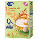 Hero Baby Papilla 8 Cereales Miel 340g