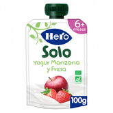 Hero Baby Solo Eco Bolsa Yogur Manzana Fresa