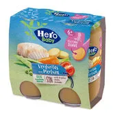 Hero Baby Verduritas Merluza 2x235g