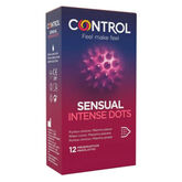 Control Sensual Intense Dots 12 Preservativos 