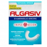 Algasiv Almohadillas Adhesivas Dentadura Inferior 30 Unidades 