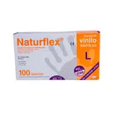 Guantes Naturflex Vinilo s/p c/100 M