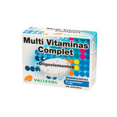 Vallesol Multivitaminas Complet +Oligoelementos Efervescente 24 Comprimidos