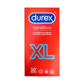 Durex Sensitivo Suave Xl 10 Unidades
