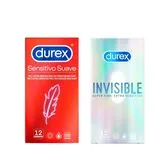 Durex Duplo Sensitivo Suave + Invisible
