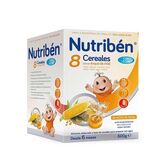 Nutribén 8 Cereales Miel Con Leche 600g  