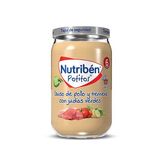 Nutribén Potito Pollo, Ternera y Judías Verdes 235g  