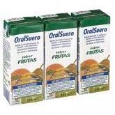 Bioral Casen Oralsuero Fruta Brik 200ml Pack 3 Unidades