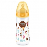 Nuk Biberón Cupcake School Tetin Látex T2 6-18 Meses 300ml