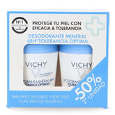 Vichy desodorante Roll-on Mineral 48h 2x50ml	