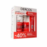 Vichy Dercos Energy+ Champú Anticaída Estimulante Energizante 400ml + Recarga 400ml