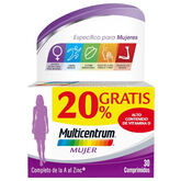 Multicentrum Mujer 30 Comprimidos +20% Gratis