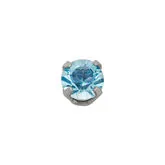Inverness Pendiente 173C Acero Solitario Azul 