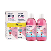 Kin Fluorkin Enjuague Bucal Infantil Fresa 2x500ml