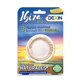 Dexin Pulseras Antimosquitos con Citronela Resistentes al Agua Pack Ibiza 3 Uds
