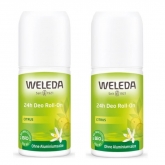 Weleda Desodorante 24h Citrus Roll-On 2x50ml 