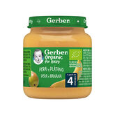 Gerber Organic Tarro de Pera y Platano 125g