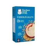 Gerber 8 Cereales con Galleta 500g