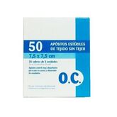 O.c Compresa Estéril Tejido Sin Tejer 7,5cmx7,5cm 20uds