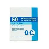 O.c Compresa Estéril Tejido Sin Tejer 7,5cmx7,5cm 20uds