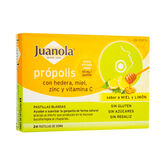 Juanola Própolis Hedera, Miel, Zinc y Vitamina C 24U 