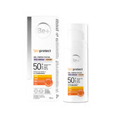 Be+ Skinprotect Gel Facial Color Piel Grasa Spf50+ 50ml