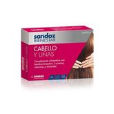 Sandoz Bienestar Cabello y Uñas Complemento Alimenticio 90 Cápsulas