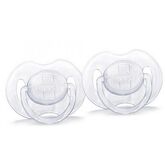 Philips Avent Avent Chupetes Classic Translucidos 6 A 18 Meses 2 Unidades Surtido