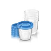 Avent Vasos Reutilizables De Almacenamiento Leche Materna 5 Uds 180ml