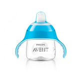 Avent Vasito Azul 200ml Boquilla Blanda +6 Meses 1U