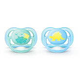 Avent Chupete Ultraair Niño Silicona  0-6M SCF344/20 2U