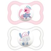 Mam Baby Chupete Air 6+ Silicona Rosa 2U